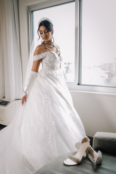 Elegant New York bride portrait captured by Citi Events Productions with cinematic bridal photography and timeless detail